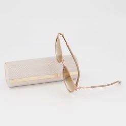 Jimmy Choo Gold Diamond Side Cat Eye Sunglasses 7 Jimmy Choo Gold Diamond Side Cat Eye Sunglasses -Women's Holiday Shop 13381400 large wl 03