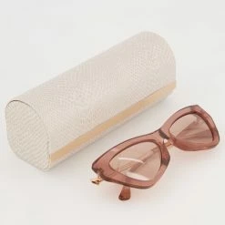 Jimmy Choo Pink Glitter Donna Cat Eye Sunglasses -Women's Holiday Shop 13381416 large wl 03