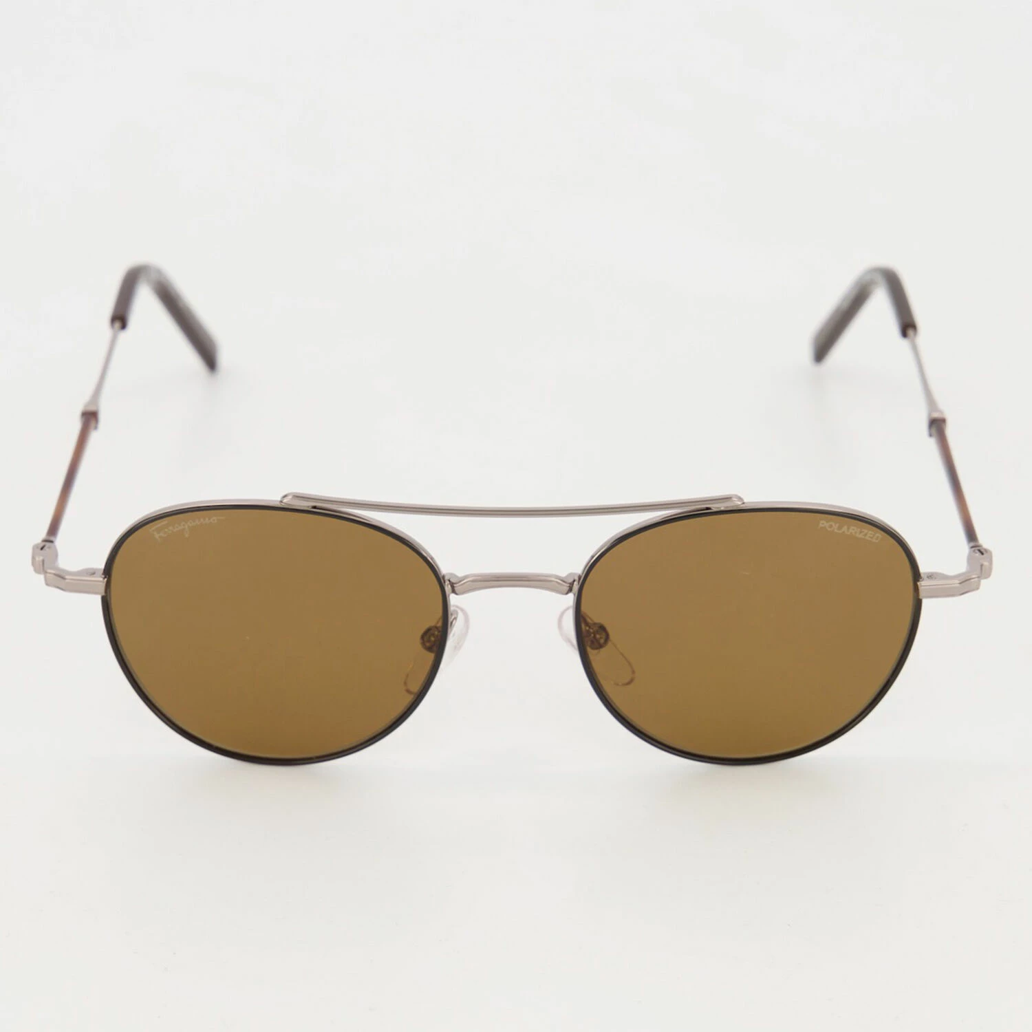 Salvatore Ferragamo Black SF224SP Round Aviator Sunglasses 3 Salvatore Ferragamo Black SF224SP Round Aviator Sunglasses