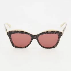 Salvatore Ferragamo Grey Havana Cat Eye Sunglasses