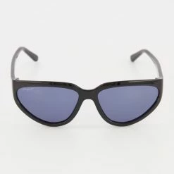 Salvatore Ferragamo Black Branded Cat Eye Sunglasses