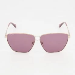Ferragamo Silver & Pink SF240S Sunglasses