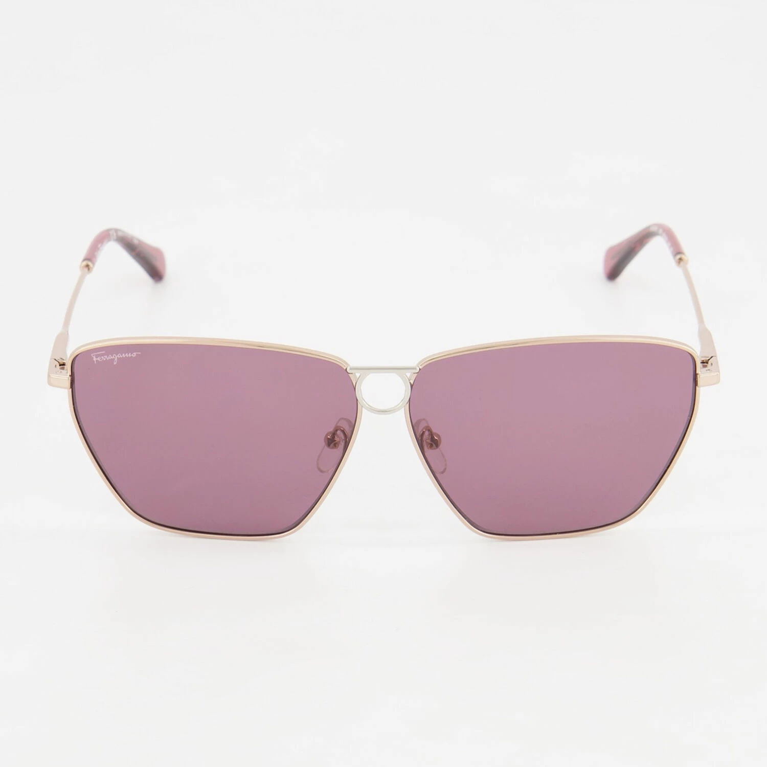 Ferragamo Silver & Pink SF240S Sunglasses 3 Ferragamo Silver & Pink SF240S Sunglasses