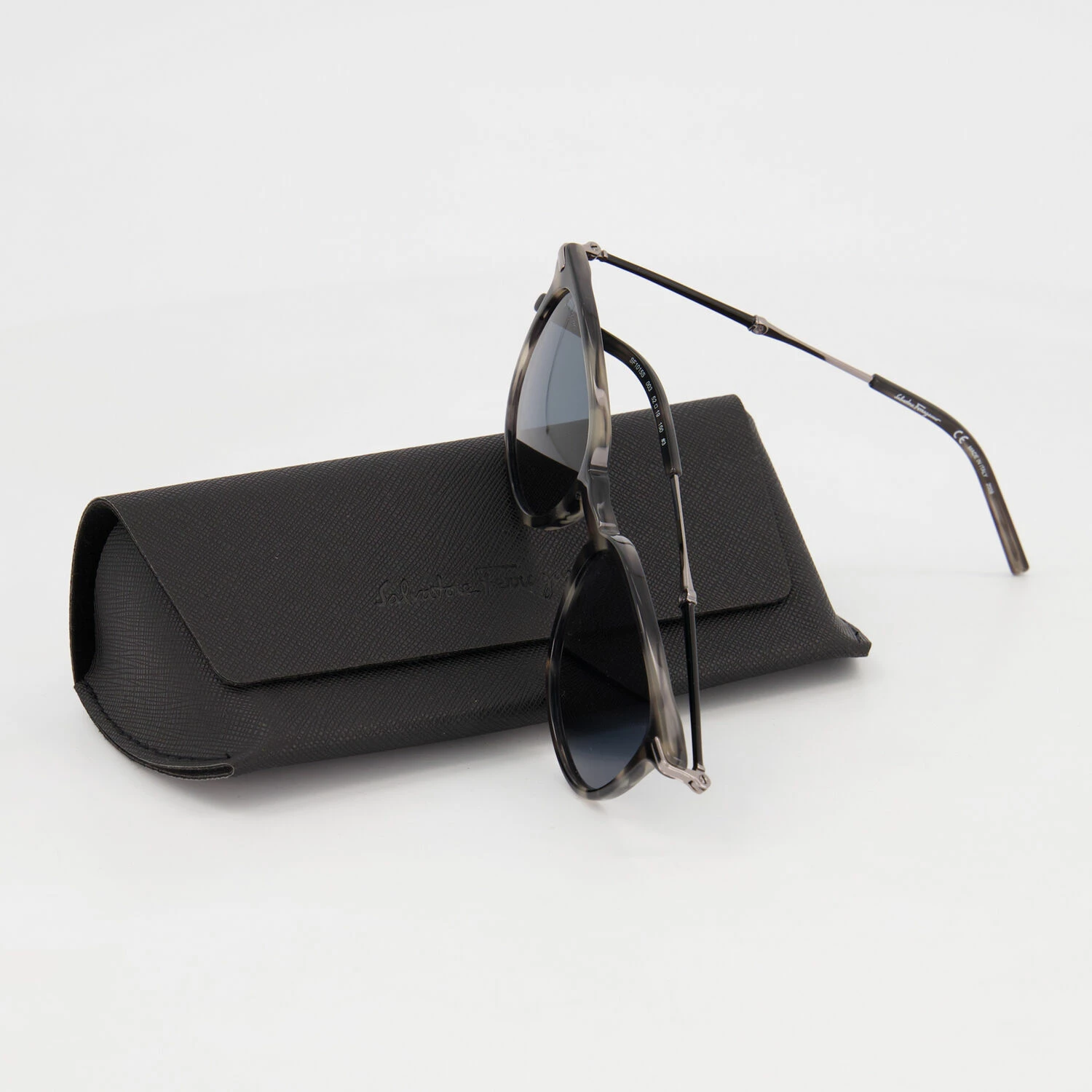 Salvatore Ferragamo Grey Havana SF1015S Cat Eye Sunglasses 5 Salvatore Ferragamo Grey Havana SF1015S Cat Eye Sunglasses - Image 3