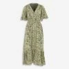 Gini London Green Spotted Midi Dress -Women's Holiday Shop 15612748 large wl 01