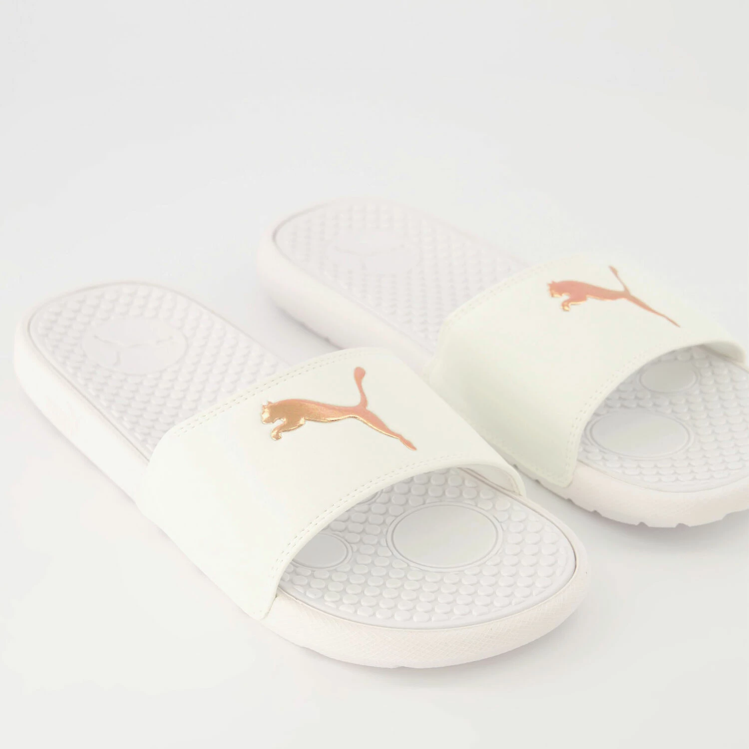 Puma White Logo Sliders 4 Puma White Logo Sliders - Image 2