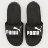 Puma Black Logo Sliders