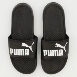 Puma Black Logo Sliders