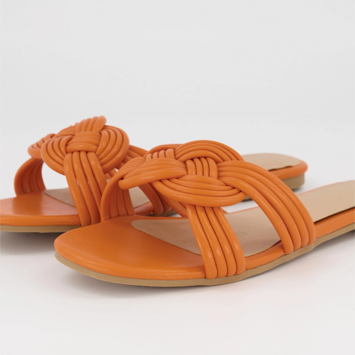 Head Over Heels Orange Leane Knotted Pipe Sandals 5 Head Over Heels Orange Leane Knotted Pipe Sandals - Image 3