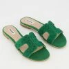 Dune Green Looper Flat Sandals 2 Dune Green Looper Flat Sandals -Women's Holiday Shop 25540147 large wl 01