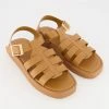 Dune Brown Fisherman Flat Sandals -Women's Holiday Shop 25540286 large wl 01