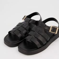 Dune Black Lingos Sandals -Women's Holiday Shop 25540307 large wl 03