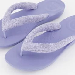 Fitflop Purple Iqushion Towelling Flip Flops 7 Fitflop Purple Iqushion Towelling Flip Flops -Women's Holiday Shop 25588406 large wl 03