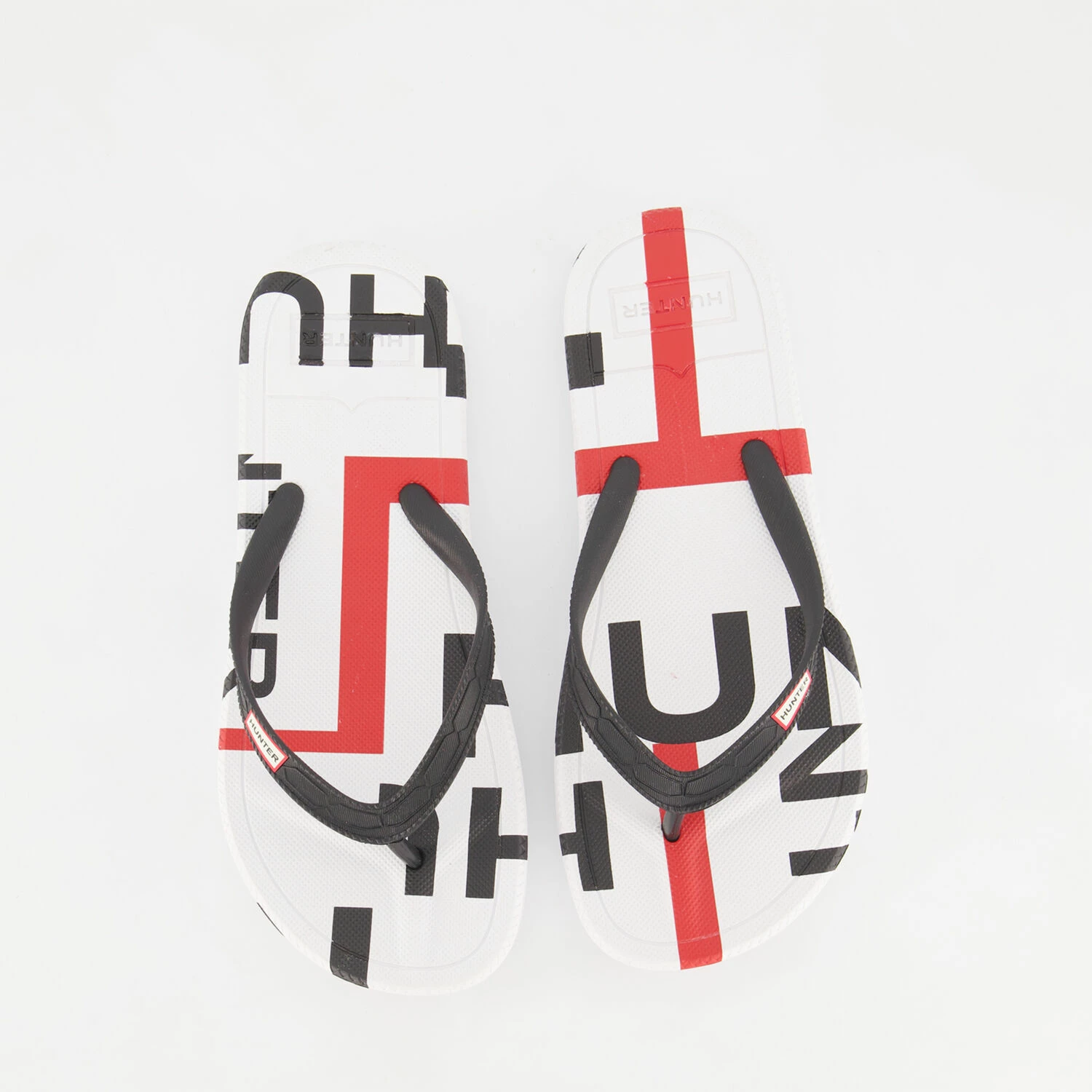 Hunters White Logo Flip Flops 3 Hunters White Logo Flip Flops