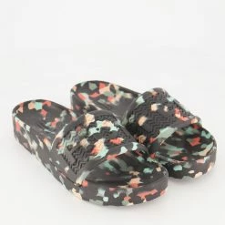 Hunters Black Marbled Sliders 5 Hunters Black Marbled Sliders -Women's Holiday Shop 25736655 large wl 02