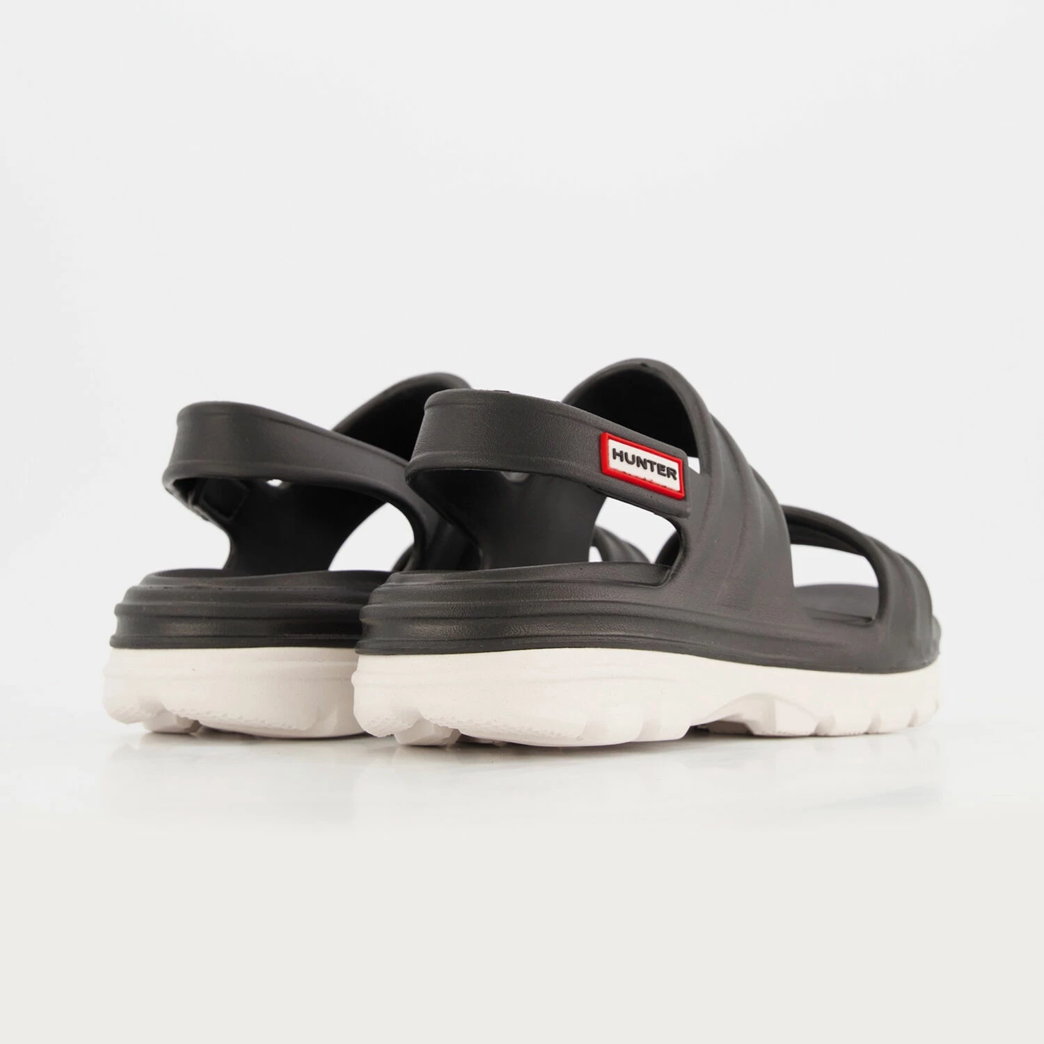 Hunter Black Bloom Algae Foam Flat Sandals 4 Hunter Black Bloom Algae Foam Flat Sandals - Image 2