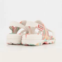 Hunter International White Bloom Algae Marble Sandals -Women's Holiday Shop 25736778 large wl 02