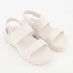 Hunter White Bloom Algae Foam Sandals