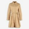 DKNY Khaki Pleated Shirt Midi Dress -Women's Holiday Shop 30549543 large wl 01