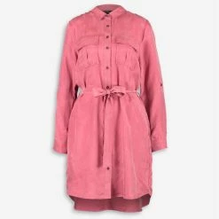 Velvet Heart Pink Shirt Dress