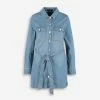 Sanctuary Blue Denim Mini Shirt Dress -Women's Holiday Shop 30555024 large wl 01