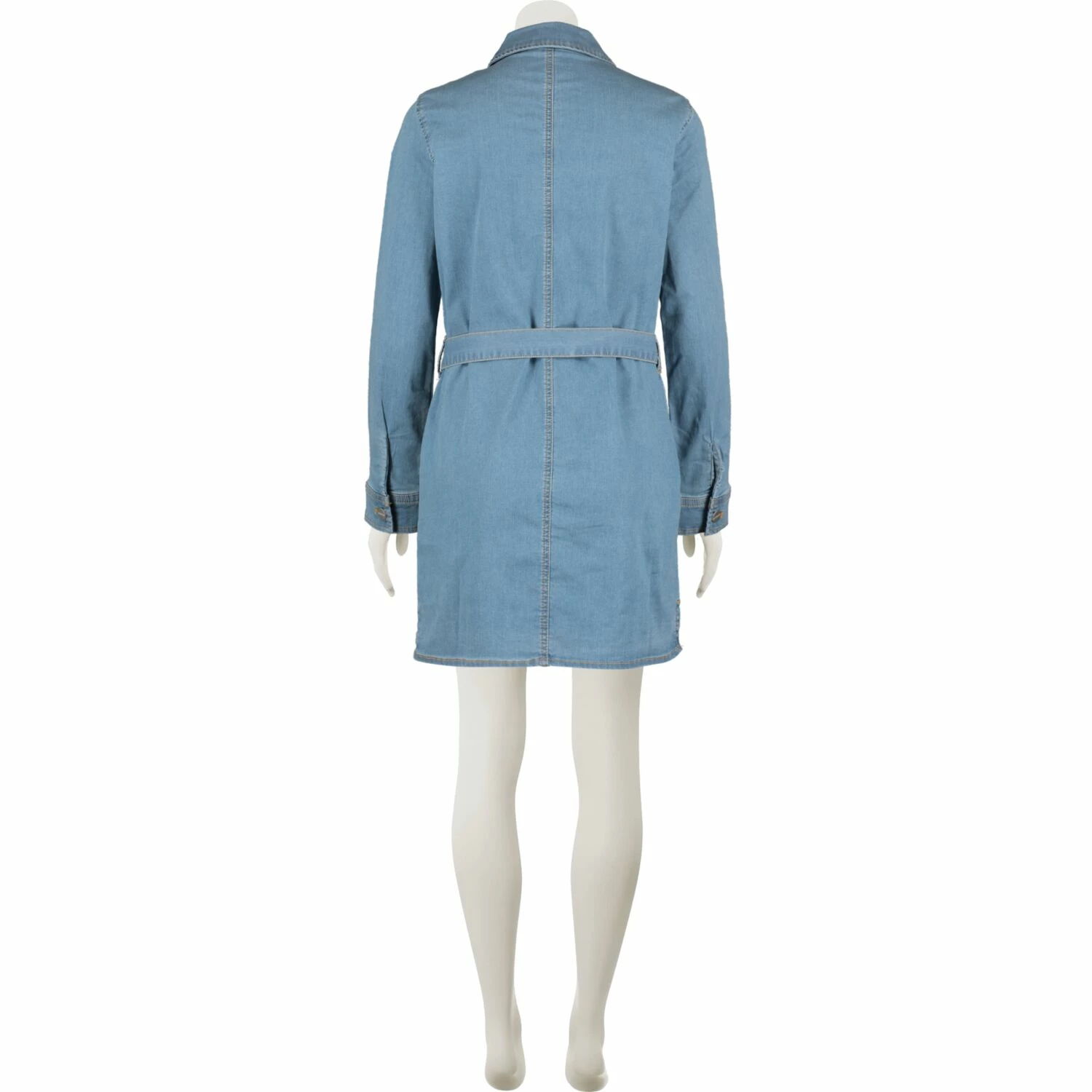 Sanctuary Blue Denim Mini Shirt Dress 4 Sanctuary Blue Denim Mini Shirt Dress - Image 2