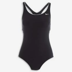 Nike Jet Black Powerback Swimsuit