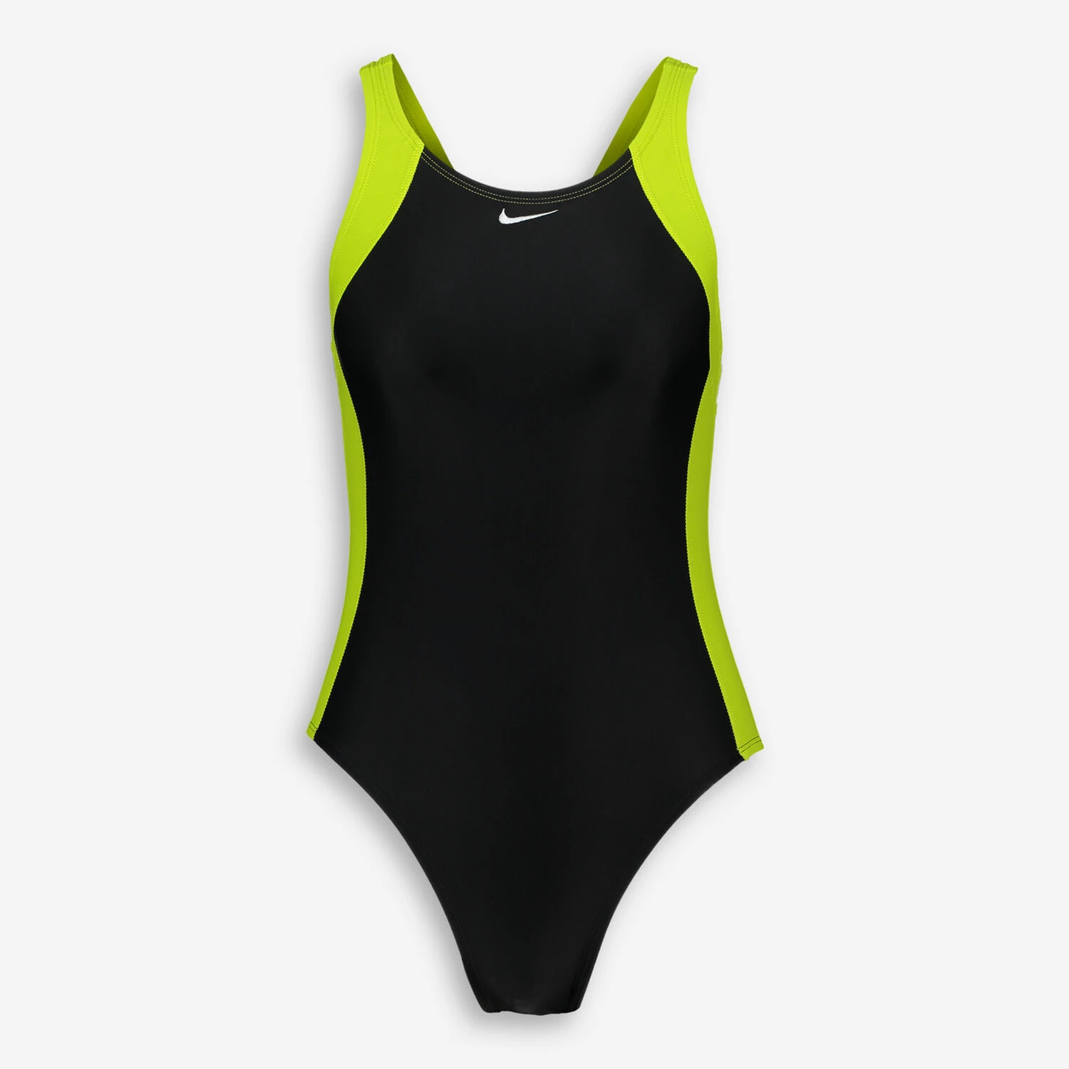 Nike Swim Black & Lime Logo Swimsuit 3 Nike Swim Black & Lime Logo Swimsuit