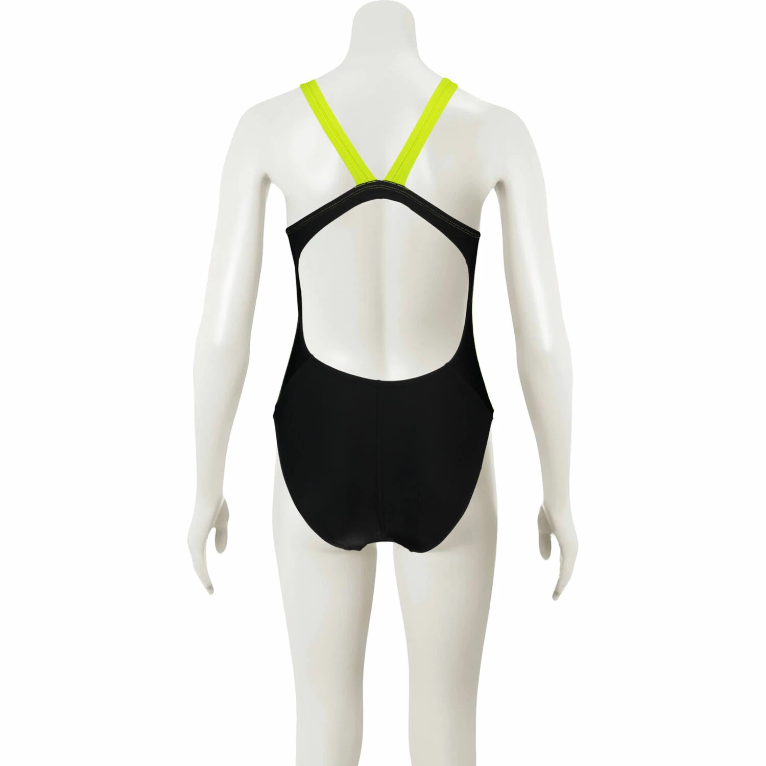 Nike Swim Black & Lime Logo Swimsuit 4 Nike Swim Black & Lime Logo Swimsuit - Image 2