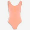 Phax Neon Orange Zip Up Swimsuit -Women's Holiday Shop 51145984 large wl 01