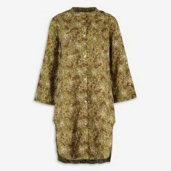 Sand & Spirit Green & Red Floral Cover Up