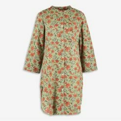 Sand & Spirit Green & Orange Floral Tunic