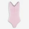 Phax Pink Thong Zip Swimsuit