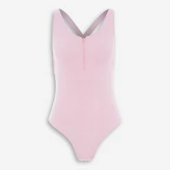 Phax Pink Thong Zip Swimsuit
