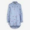 True Destinations Blue & White Striped Ladybird Beach Shirt