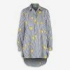 True Destinations Navy & White Lemon Shirt -Women's Holiday Shop 51226334 large wl 01