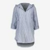 Forcynthia Blue & White Striped Linen Blend Beach Top 1 Forcynthia Blue & White Striped Linen Blend Beach Top -Women's Holiday Shop 51226602 large wl 01
