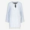 Rachel Zoe Blue & White Striped Linen Blend Beach Top 2 Rachel Zoe Blue & White Striped Linen Blend Beach Top -Women's Holiday Shop 51231009 large wl 01