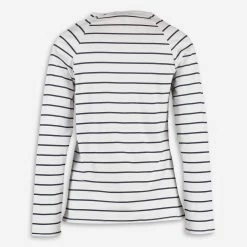 Nautica White & Navy Stripe Rashguard Top -Women's Holiday Shop 51232085 large wl 02