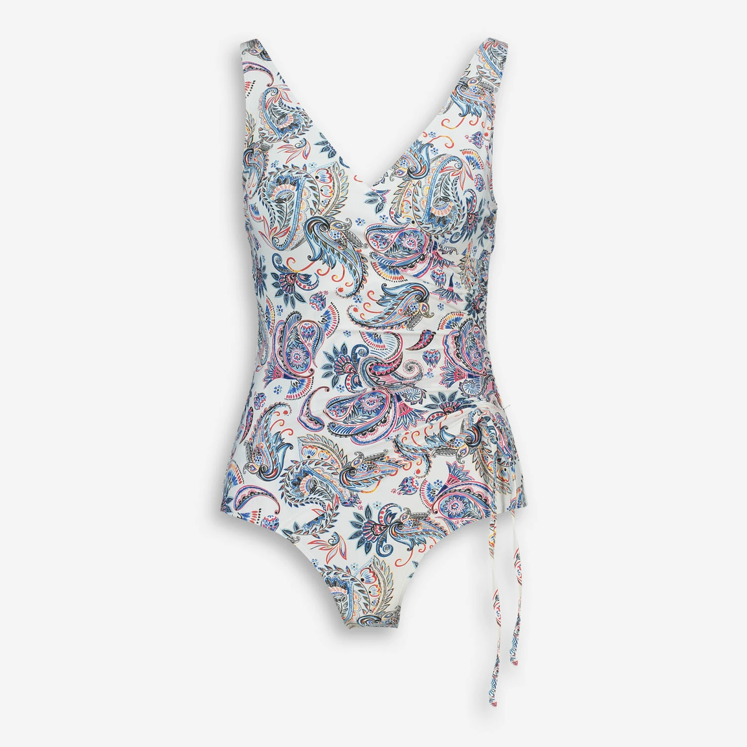 Niptuck Swim White Paisley Print Swimsuit 3 Niptuck Swim White Paisley Print Swimsuit