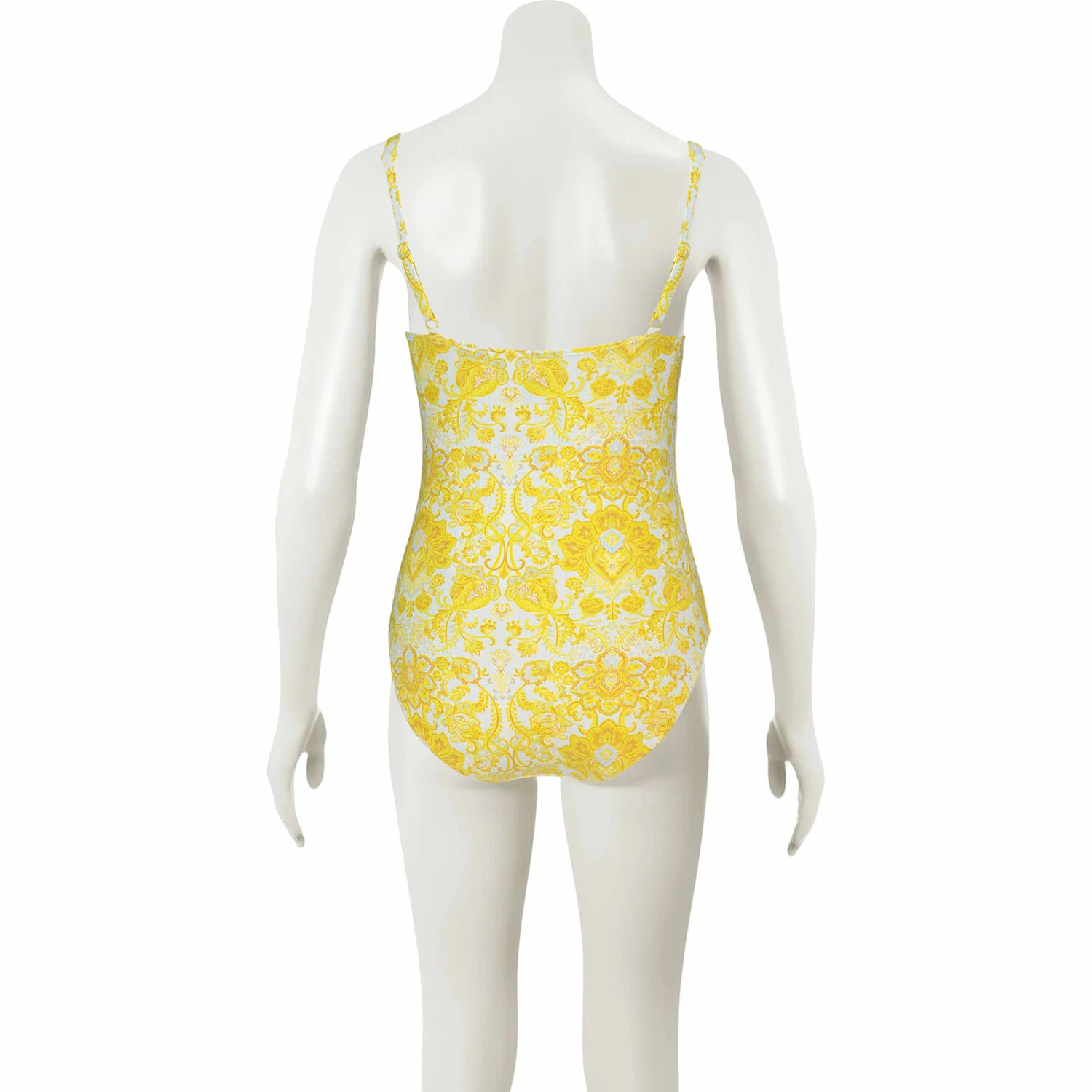 Niptuck Swim Yellow Paisley Print Swimsuit 4 Niptuck Swim Yellow Paisley Print Swimsuit - Image 2