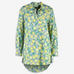 True Destinations Blue & Lemon Coverup