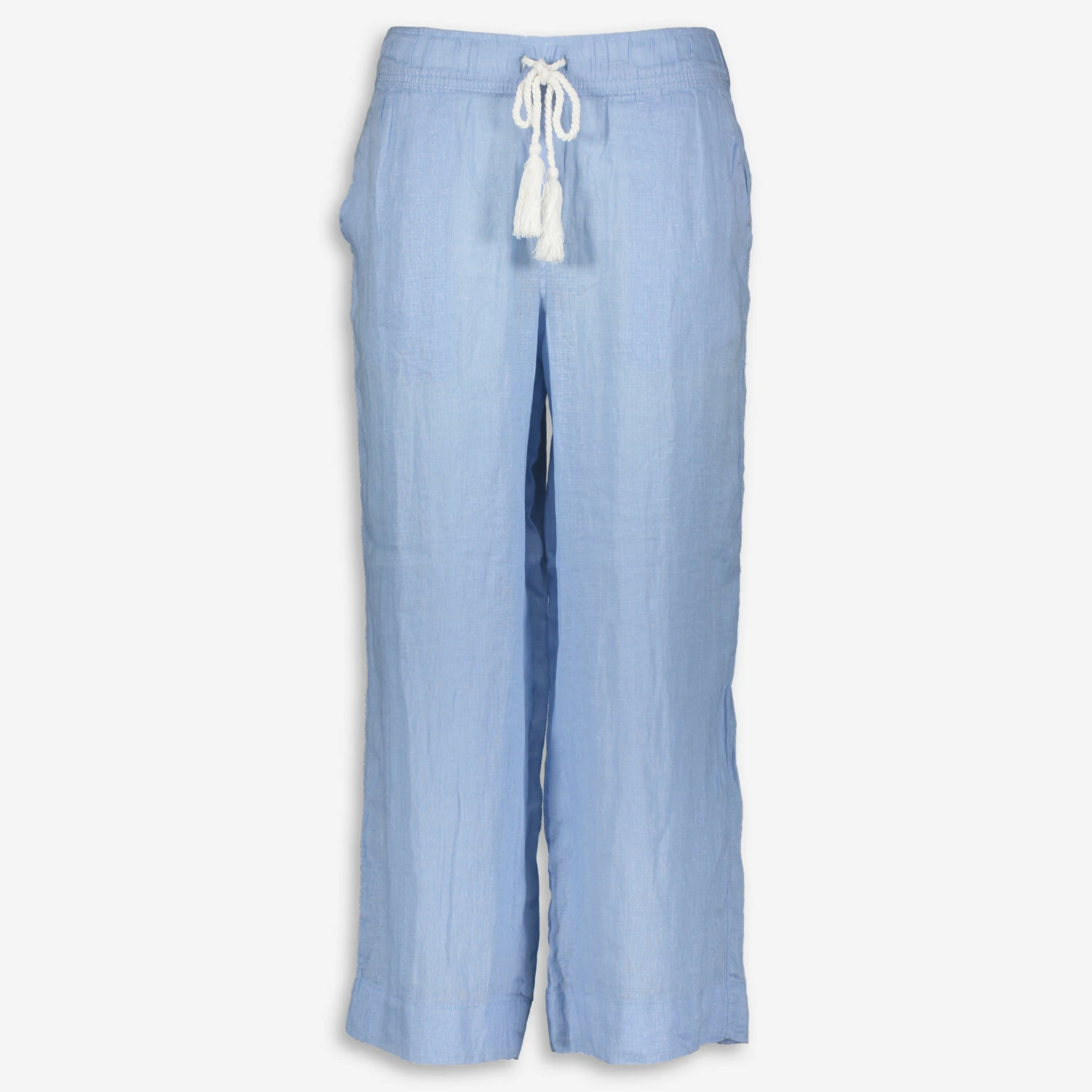 Cynthia Rowley Blue Linen Trousers 3 Cynthia Rowley Blue Linen Trousers