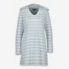 DKNY Blue & White Striped Coverup -Women's Holiday Shop 51236236 large wl 01