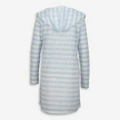 DKNY Blue & White Striped Coverup -Women's Holiday Shop 51236236 large wl 02