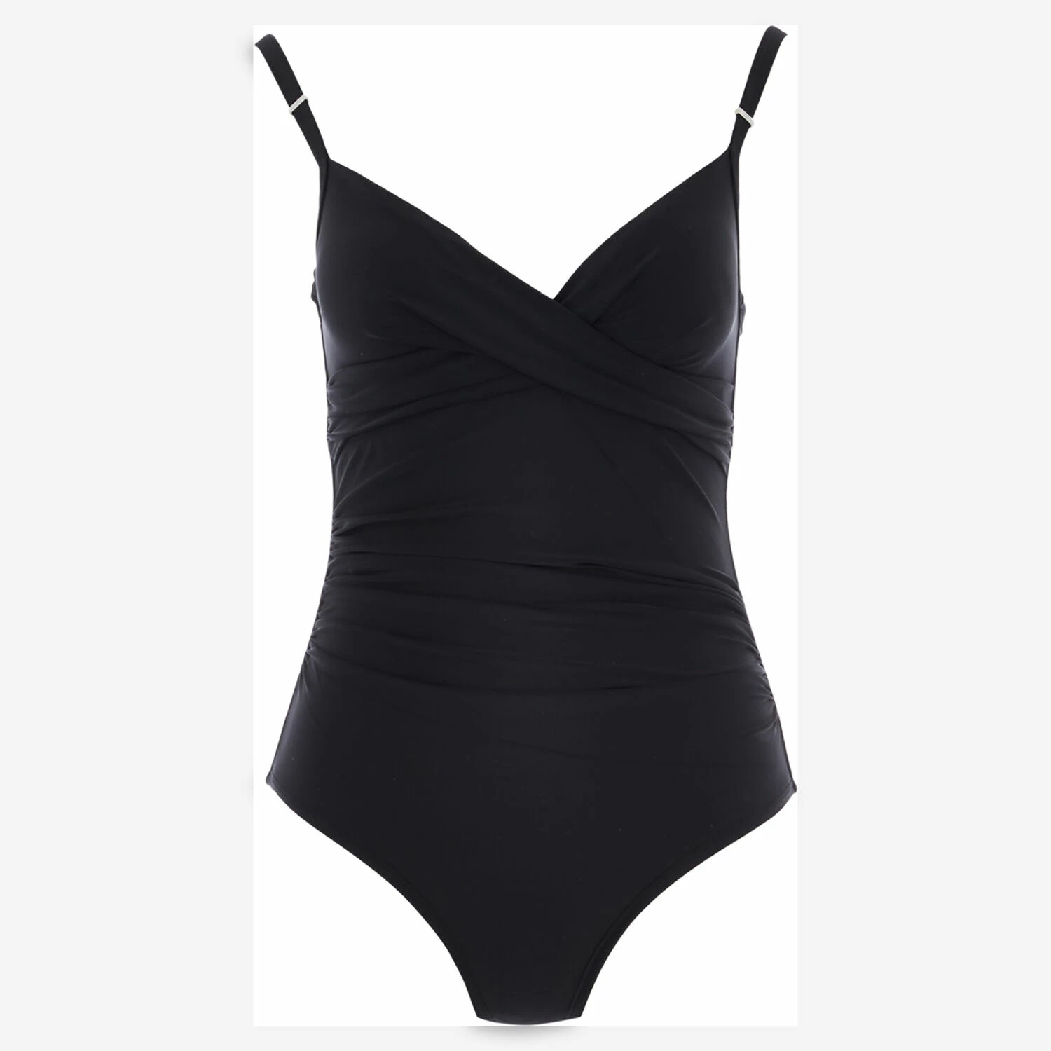 DKNY Black Twist Ruched Swimsuit 3 DKNY Black Twist Ruched Swimsuit