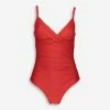 DKNY Red Tummy Control Twist Swimsuit -Women's Holiday Shop 51237227 large wl 01