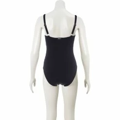DKNY Black Pleated Swimsuit 5 DKNY Black Pleated Swimsuit -Women's Holiday Shop 51237549 large wl 02