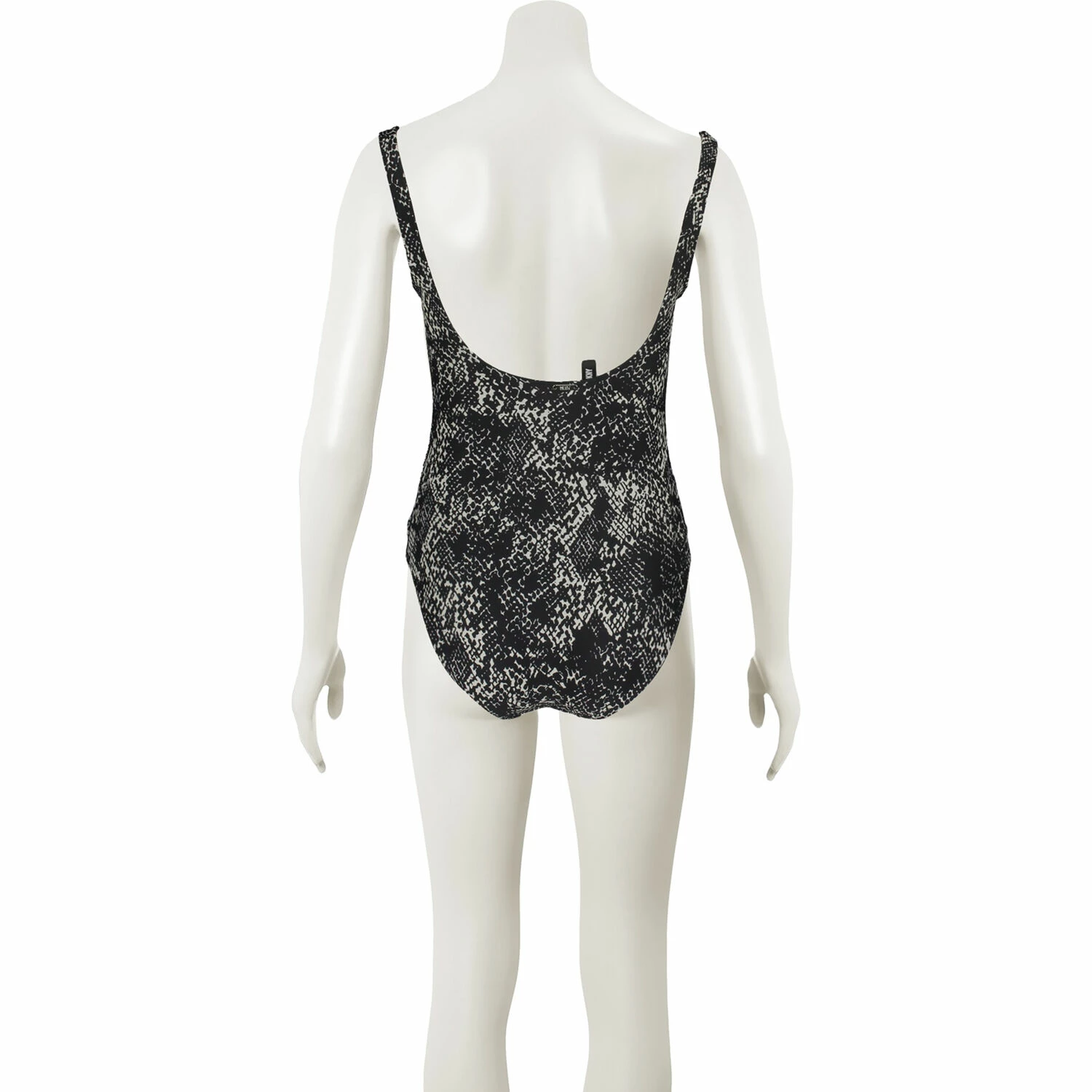 DKNY Black & White Reptile Effect Swimsuit 4 DKNY Black & White Reptile Effect Swimsuit - Image 2