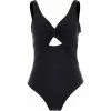 DKNY Black Peek a Boo Twist Swimsuit -Women's Holiday Shop 51237832 large wl 01